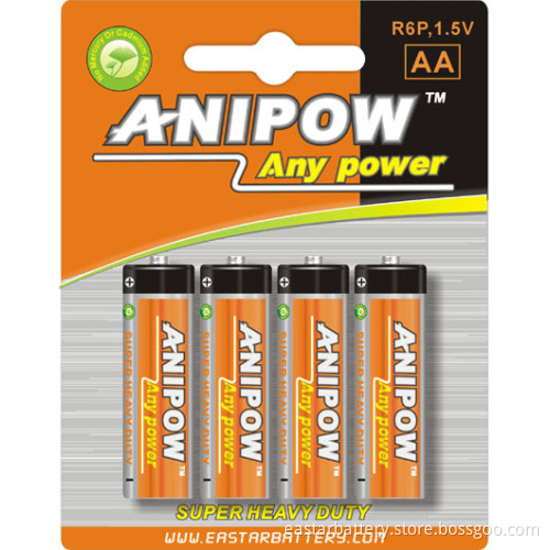 Carbon Zinc Battery AA